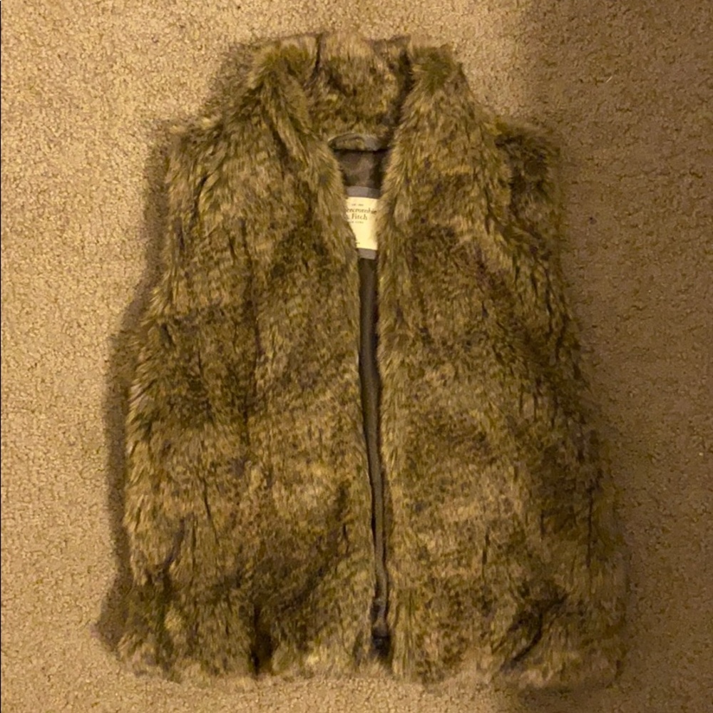 Faux fur vest Abercrombie & Fitch